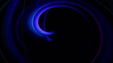 Parlayan Pembe Mor Çizgiler ve Çemberler Hareketli Döngü Animasyon Soyut Arkaplan