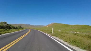 American West Grassland ve Hills 04 Front View Driving Plates USA