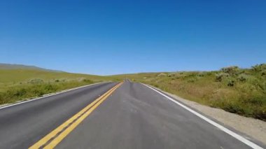 American West Grassland ve Hills 05 Front View Driving Plates USA