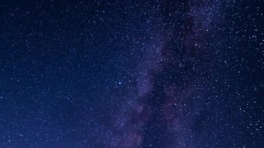 Samanyolu Galaksisi Yıldızları İzleyen Ağustos Zaman Hızı Astrofotoğrafçılığı