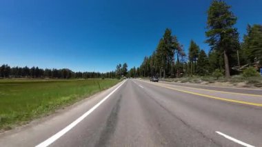 Tahoe Gölü Sahnesi Byway Zephyr Koyu Eyalet Hattı 07 Arka Görünüm Sürücü Plakası 50 Batı Nevada