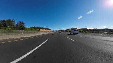 San Francisco Körfez Bölgesi San Rafael Otoyolu 101 Kuzey 04 Ön Manzara Marin County California Sürücü Plakaları