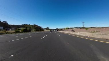 San Francisco Körfez Bölgesi San Rafael Otoyolu 101 Kuzey 05 Arka Manzara Marin County California Sürücü Plakaları