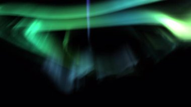 Aurora İllüzyonu Canlandırılmış Kuzey Işıkları Mor ve Mavi