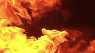 Göz kamaştırıcı Ateş Patlaması Yavaş Hareket 240 fps