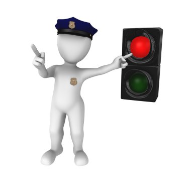 Kırmızı trafik ışığı - son vermelisin!