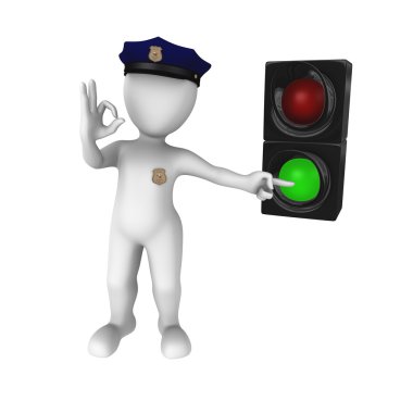 Yeşil trafik ışığı - git!