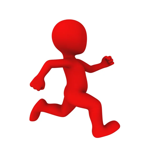3d візуалізований червоний бігун — стокове фото