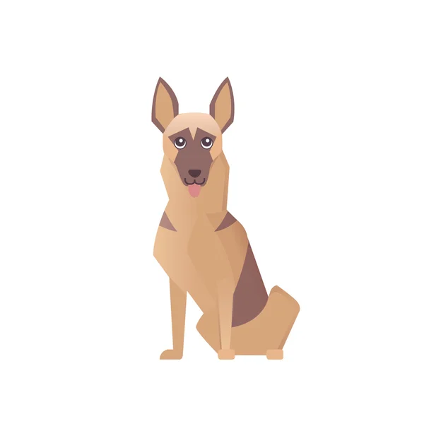 Duitse Herder Honden cartoon afbeelding — Stockvector