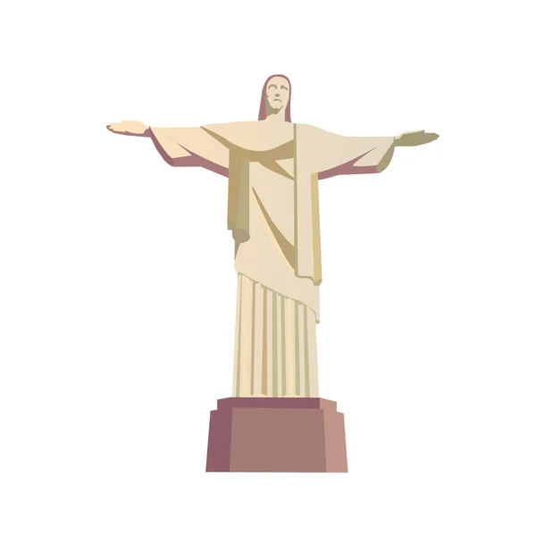 Rio De Janeiro manzarası. Brezilya seyahat seyahat. Vektör çizim.