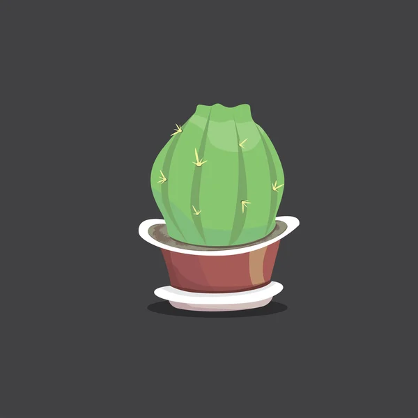 Cartoon afbeelding van de cactus — Stockvector