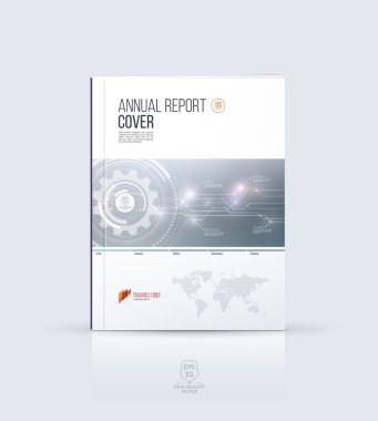 Modern brochure template, cover design, annual report, magazine 
