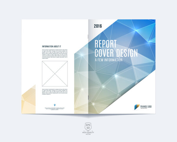 Brochure template layout, cover design annual report, magazine, 