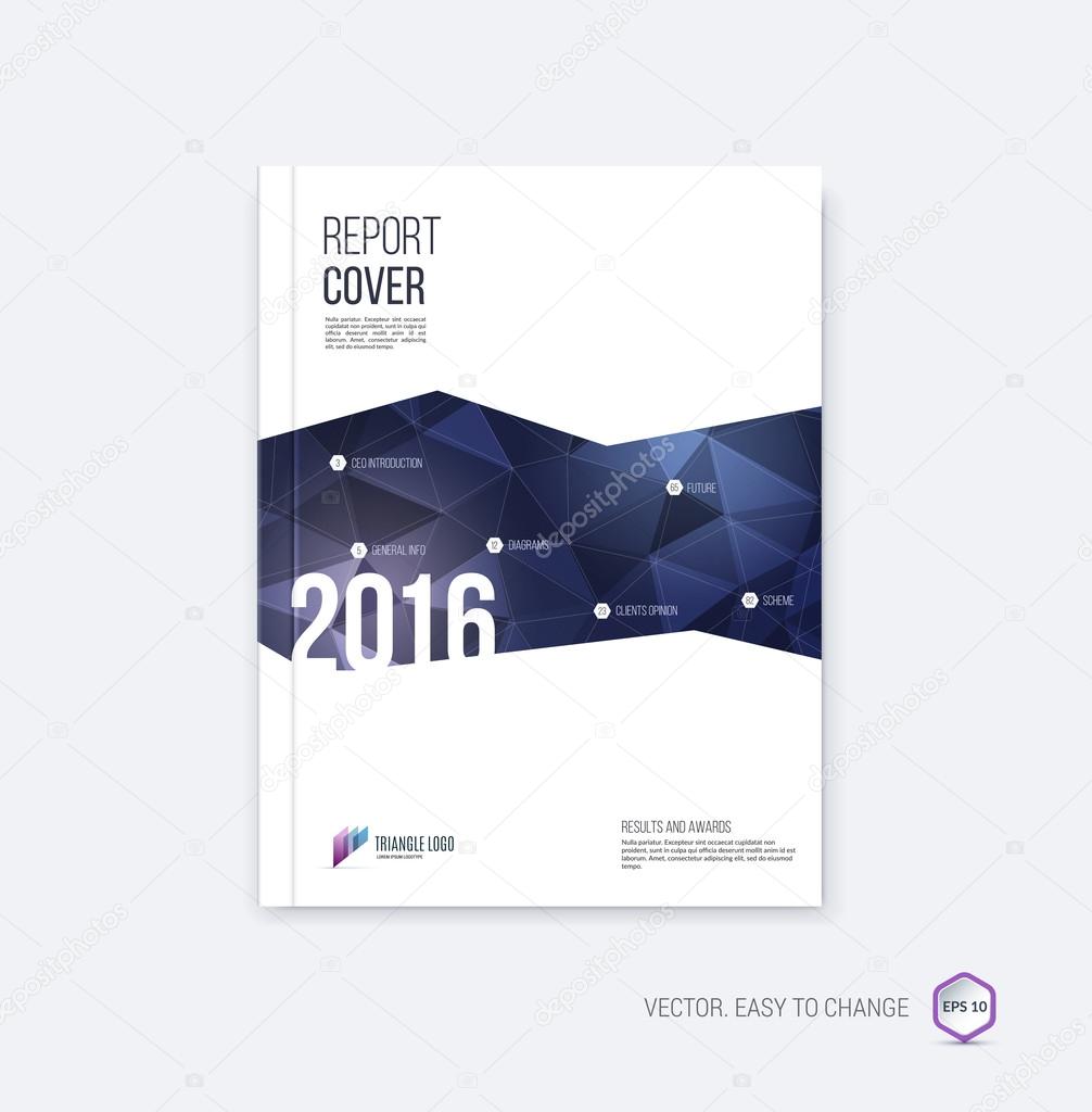 Abstract layout brochure, cover annual report template, magazine