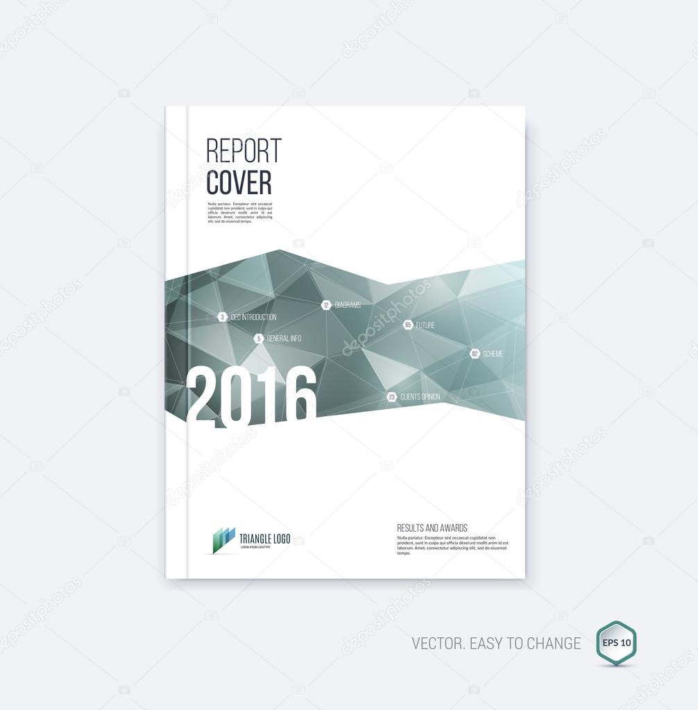 Abstract layout brochure, cover annual report template, magazine