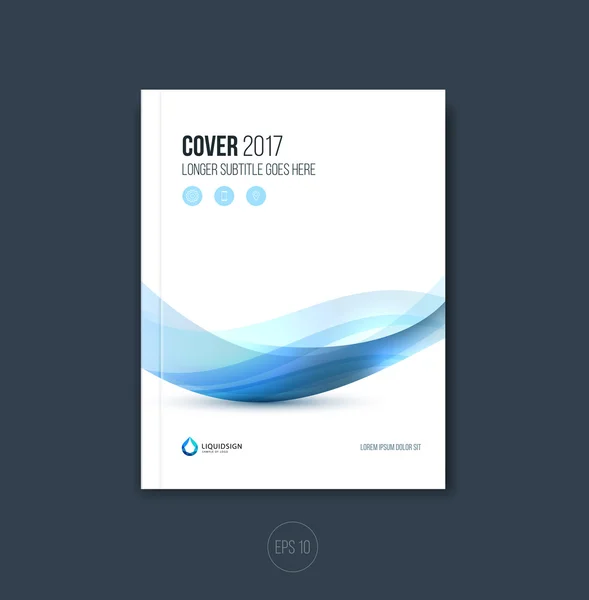 Abstract cover design, business brochure template layout, report