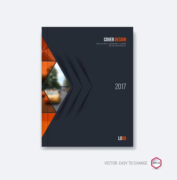 Abstract cover design, business brochure template layout, report