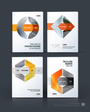 Broşür şablonu düzeni, kapak tasarımı faaliyet raporu, dergi,