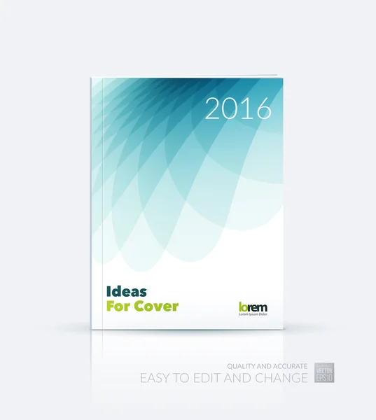 Brochure template layout, cover design annual report, magazine, — Stock Vector