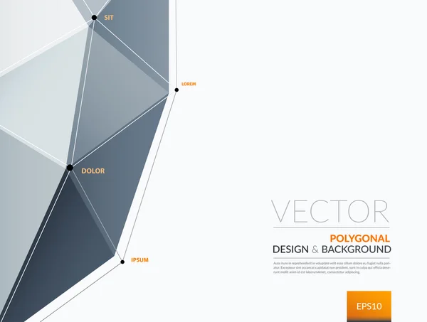 Vektor-Designelemente für das grafische Layout. abstrakter Hintergrund — Stockvektor