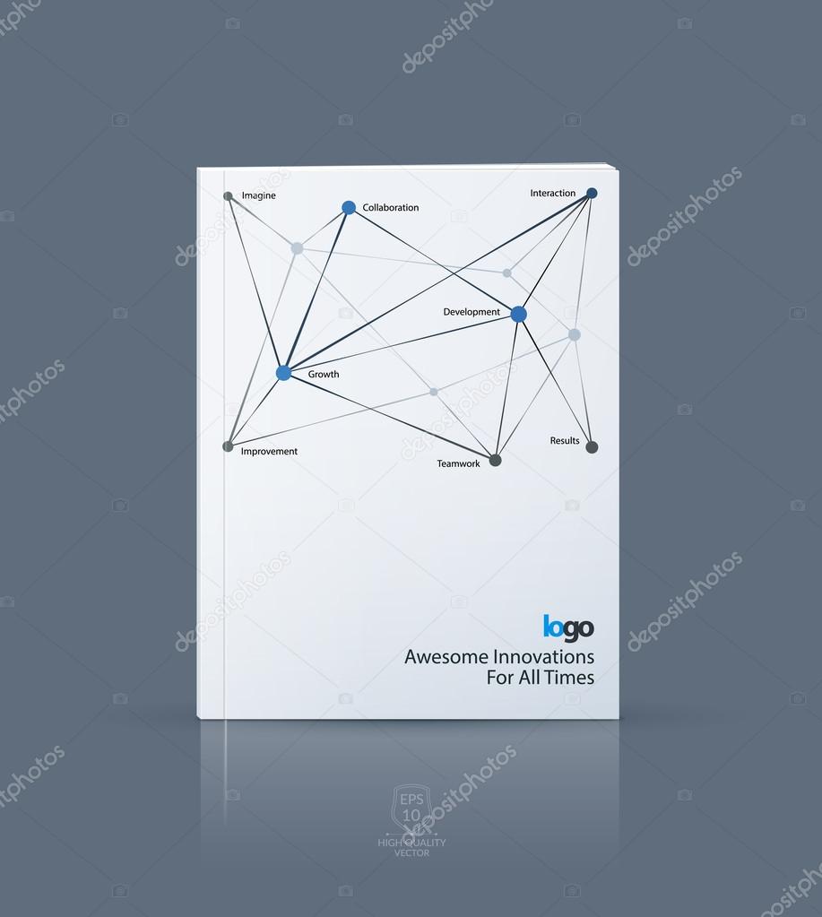 brochure template cover design annual report flyer layout lea