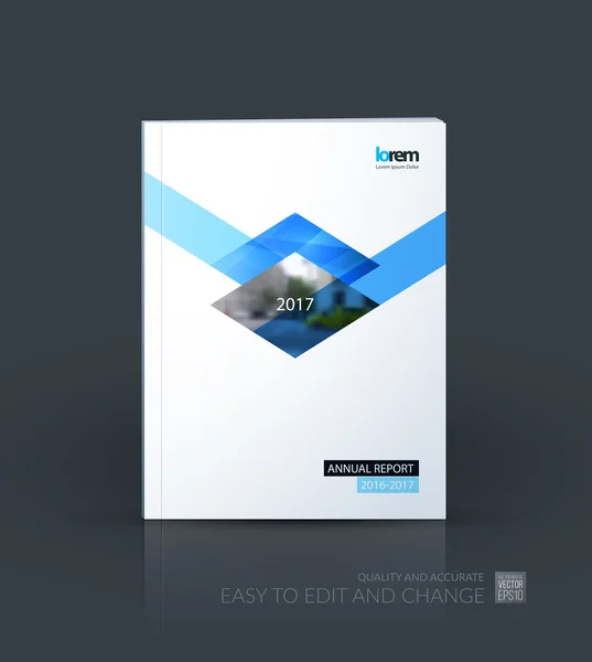 Présentation du modèle de brochure, rapport annuel de conception de couverture, magazine , — Image vectorielle