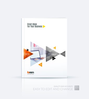 Broşür şablonu düzeni, kapak tasarımı faaliyet raporu, dergi,