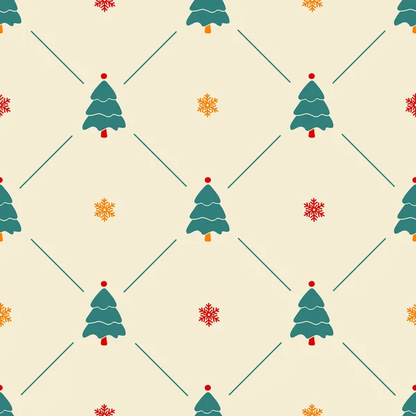 Weihnachtsmuster, nahtloses Design. Karussell dekorieren — Stockvektor