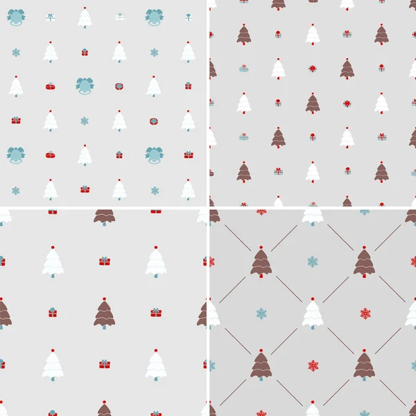 Modèle de Noël, sans couture. Joyeux décor de carte. Ha ! — Image vectorielle