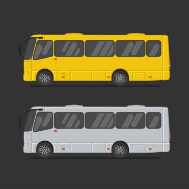 Passenger bus. EPS10 clipart