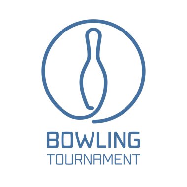Bowling logo vektör