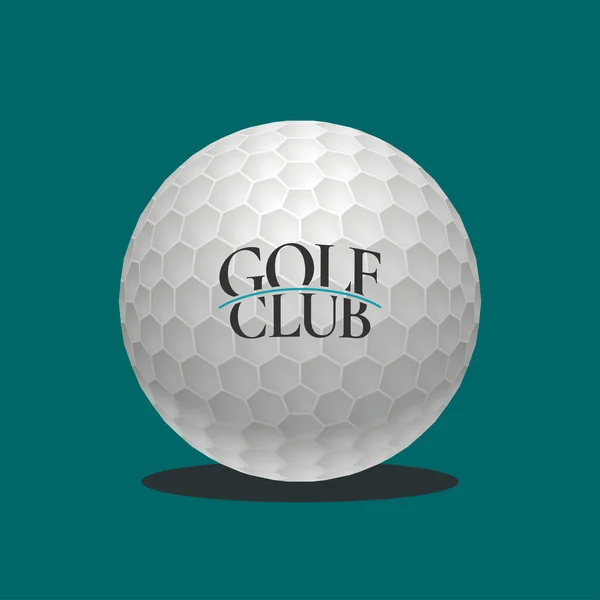 Golf logó vektor sablon — Stock Vector