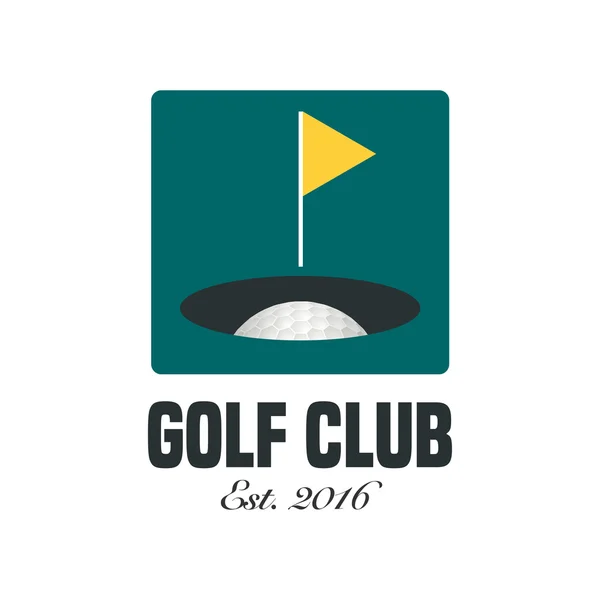 Golf logo vektör şablonu — Stok Vektör