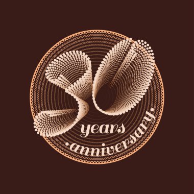 30 yıl yıldönümü vektör simgesi
