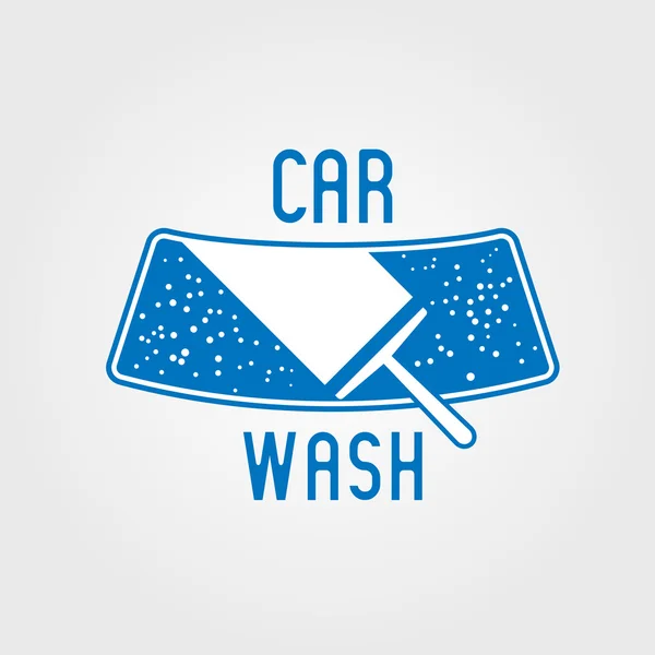 Logotipo de vetor de lavagem de carro —  Vetores de Stock