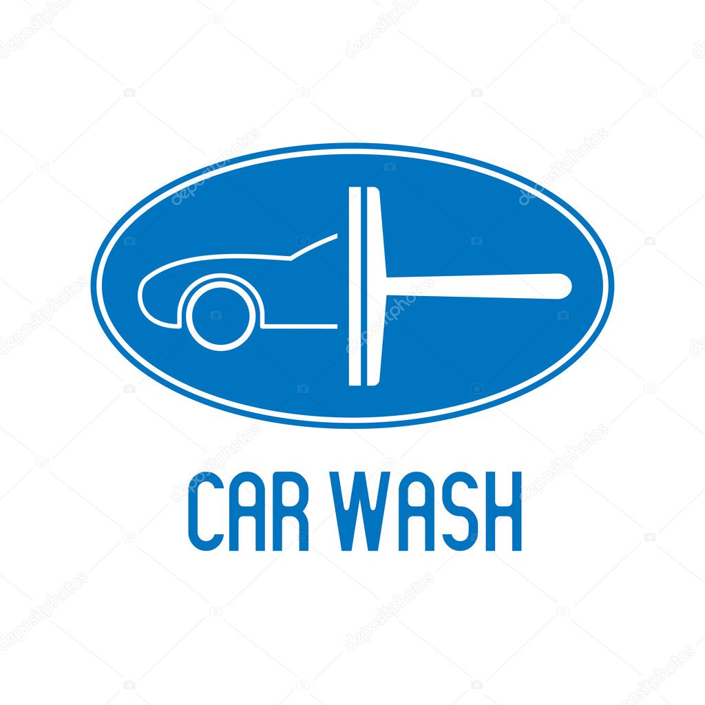 Car wash vector icon, design element. Car washing
