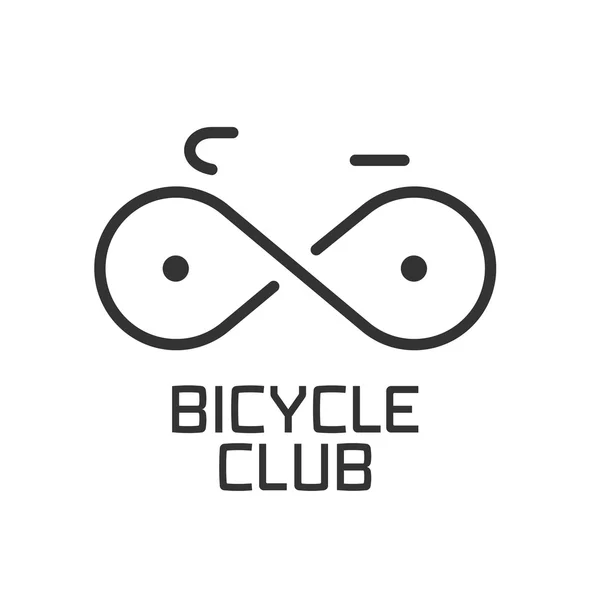 Fahrrad-Club, Shop, Vermietung-Vektor-logo — Stockvektor