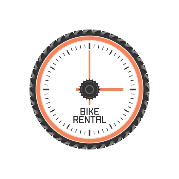 Fahrradladen, Vermietung-Vektor-logo — Stockvektor