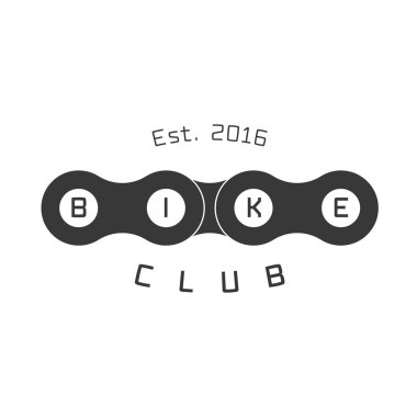 Bisiklet vektör etiket, logo