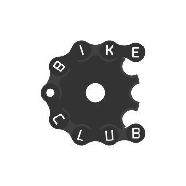 Bisiklet kulübü vektör kalıp logo
