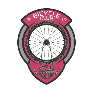 Bisiklet kulübü vektör kalıp logo