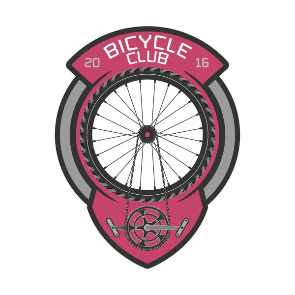 Fahrrad-Club-Vektor-Vorlage-logo — Stockvektor