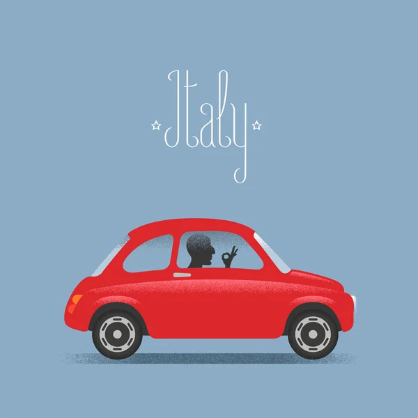 Viajar a ilustración de Italia — Vector de stock