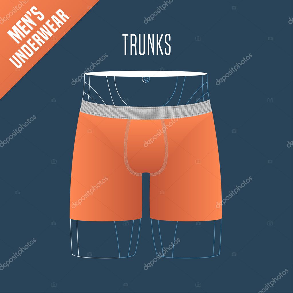 Men's underwear vector illustration Stock Illustration by ©DarthVector