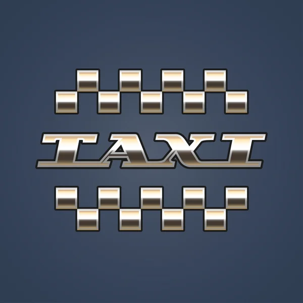 Taxi, cab vector logo — Stockvector