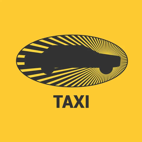 Taxi, taxi vector logo, diseño — Vector de stock