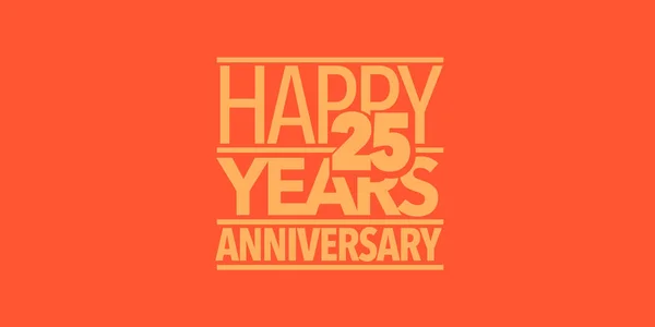 Years Anniversary Vector Icon Logo Banner Design Element Composition Letters — Stock Vector