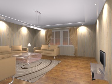 modern oturma odası