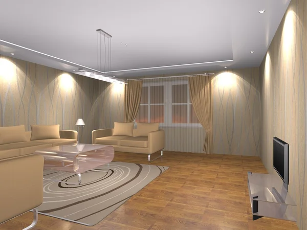 modern oturma odası