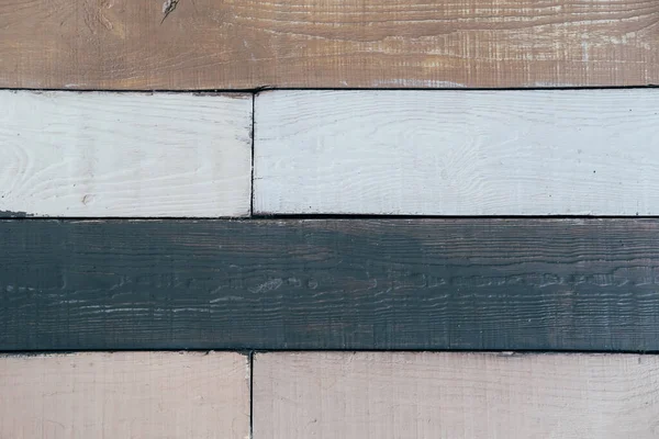 Wooden background from painted boards in the same style.